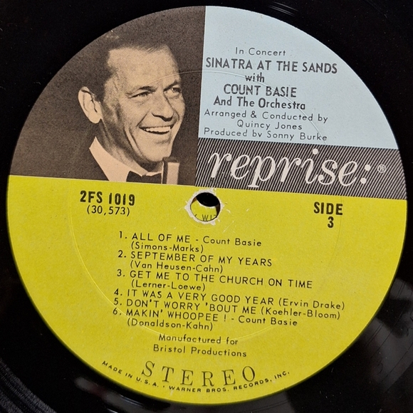 SINATRA AT THE SANDS LP vinyl - Picture 11 of 13